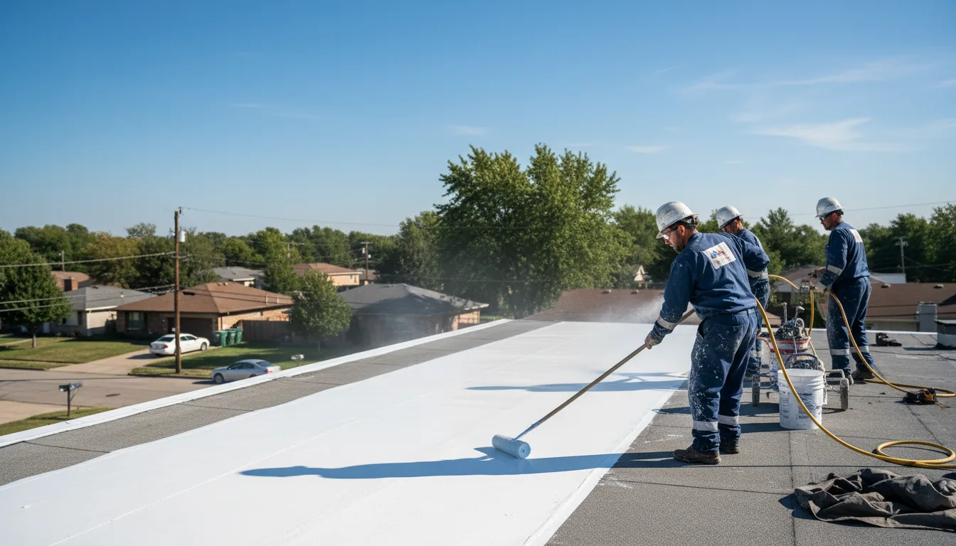 Commercial roof coating in Milwaukee, WI near me